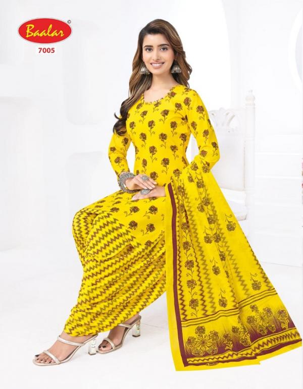 Baalar Crystal Patiyala Vol-7 – Dress Matarial